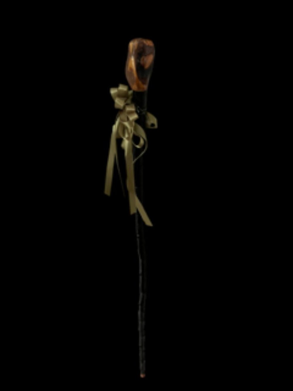 Irish Blackhorn Walking Cane - Picture 3 of 10